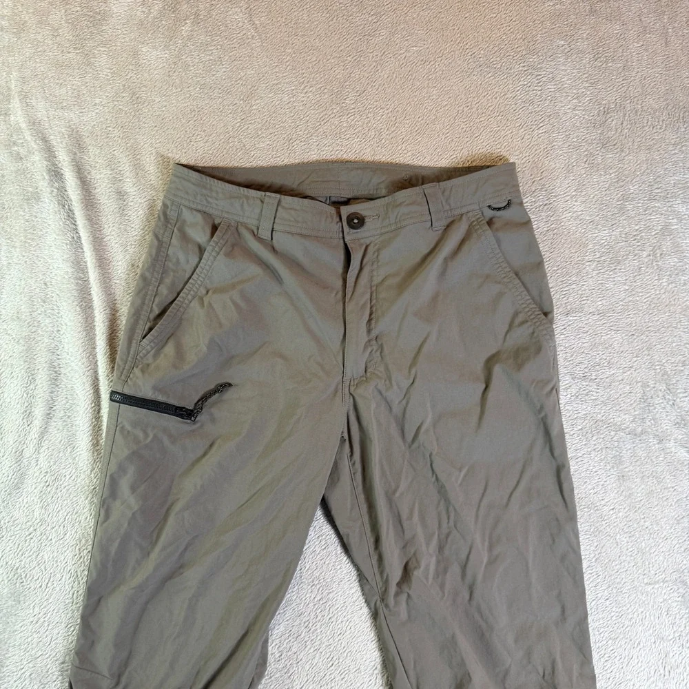 REI Co Op Mens Hiking Pants Size 32W x 32L Khaki Quick Dry Outdoor - Picture 3 of 13